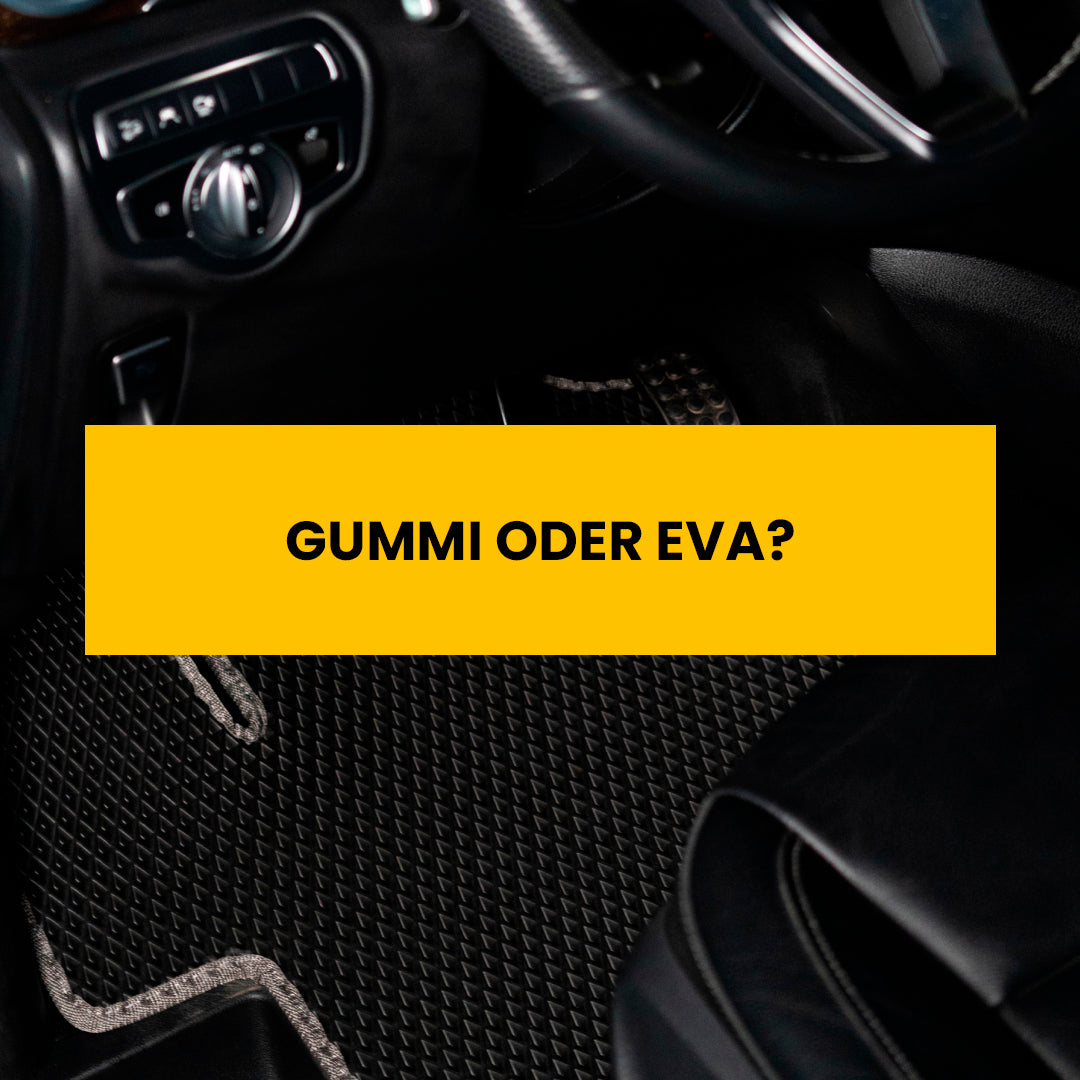 EVA vs. Gummifußmatten: Die beste Wahl für Autofahrer 2025