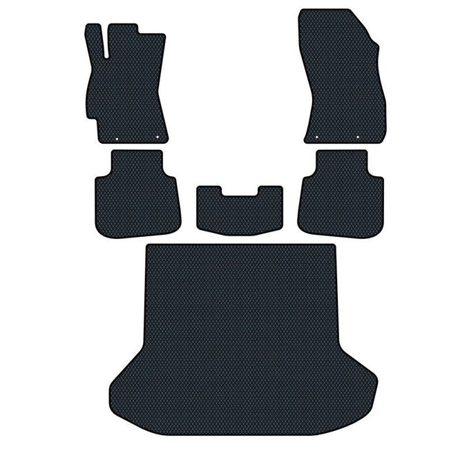 Schwarze EVA-Automat mit rutschfester Oberflächenstruktur für optimalen Schutz.