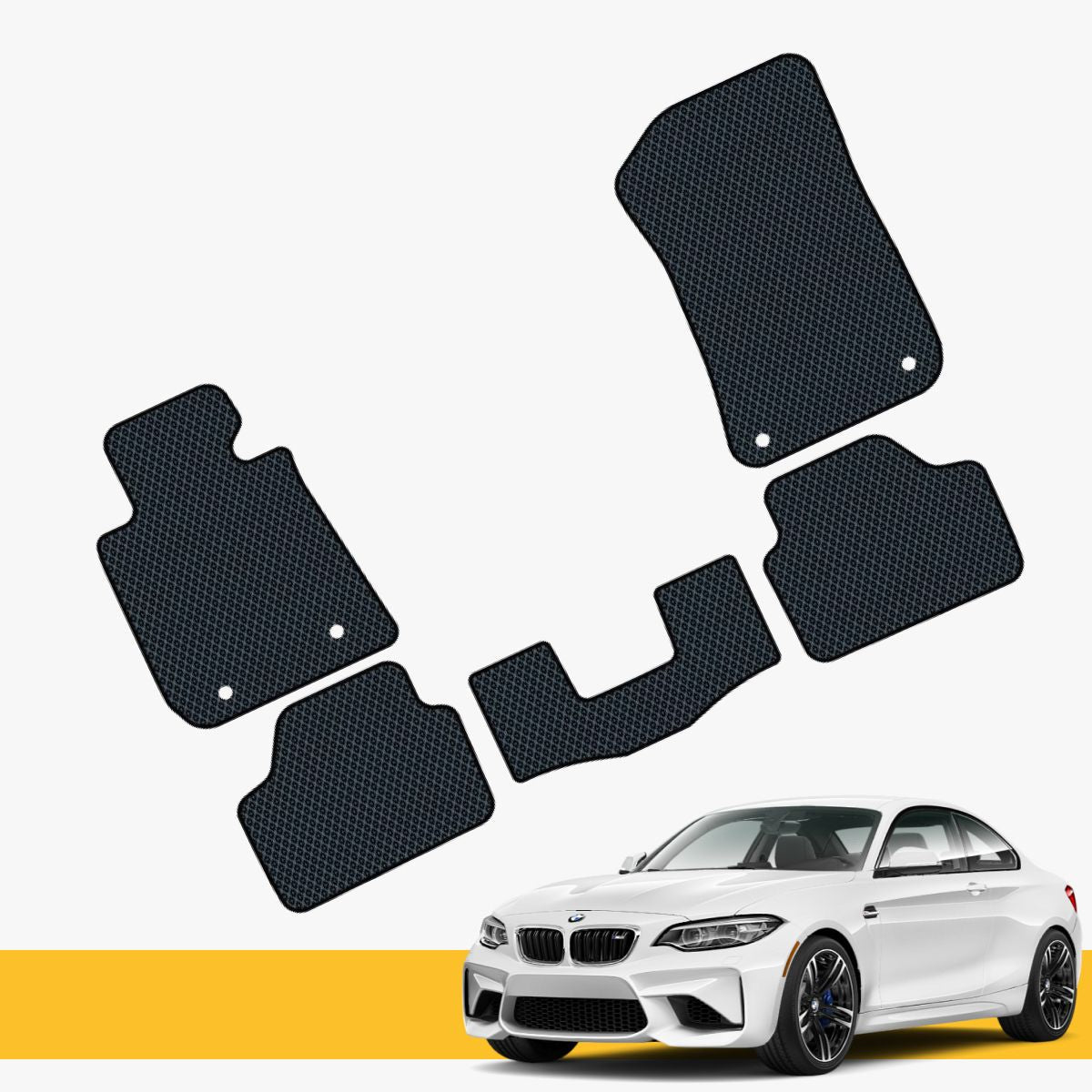 Hochwertige Fussmatten für BMW Prime Eva, ideal für Innenraumschutz und Sauberkeit.