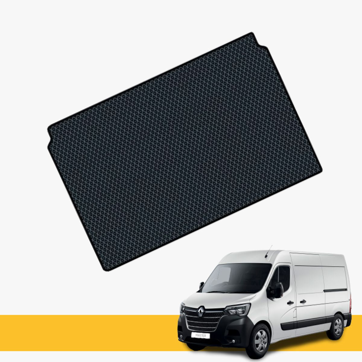 Lokalisierte, deutsche Fussmatten für Renault Master Prime EVA. Hauptmerkmale: Qualität und Haltbarkeit.