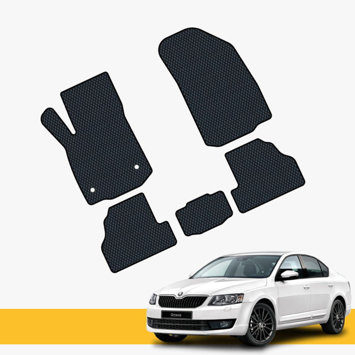 Hochwertige Fußmatten für Skoda Prime EVA mit optimalem Schutz und attraktivem Design.