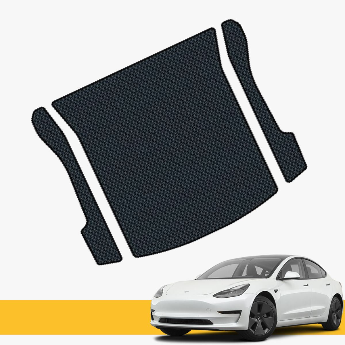 Hochwertige Fußmatten für Tesla Model 3 aus Prime EVA-Material, bietet Schutz und Sauberkeit.