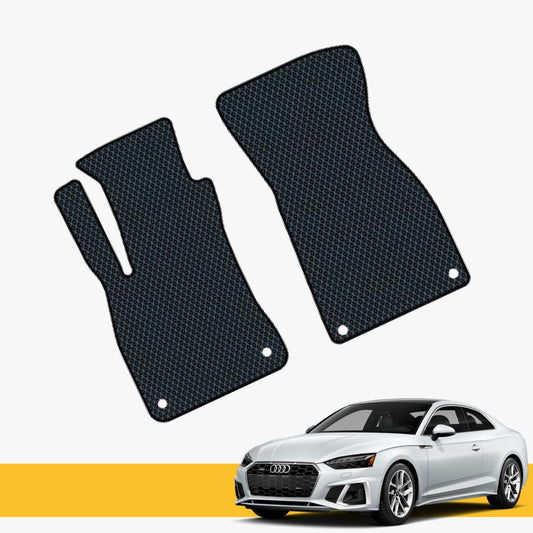 Hochwertige Fußmatten für Audi, Prime Eva Modell, sorgen für Sauberkeit und Schutz im Autoinnenraum.