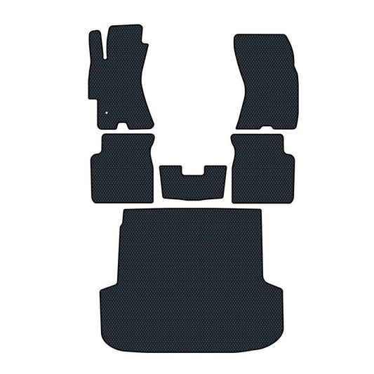 Automatik-Fußmatten für Subaru Outback 3. Generation (2006-2009), Wagon Automatik Prime EVA, bietet optimalen Schutz und Komfort.