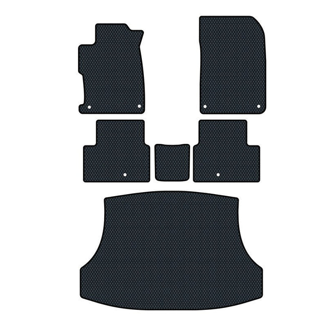 Automatik Matten für Acura ILX Limousine 1. Generation (2012-2015), Prime EVA Material. Hohe Qualität.