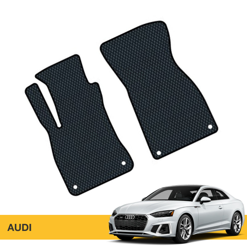 Hochwertige Fußmatten für Audi, Prime Eva Modell, sorgen für Sauberkeit und Schutz im Autoinnenraum.
