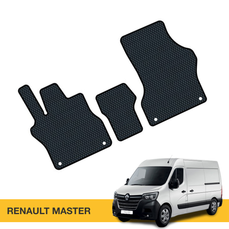 EVA-Fußmatten für Renault Master Prime: rutschfest, langlebig, leicht zu reinigen. Verbessert den Fahrkomfort.