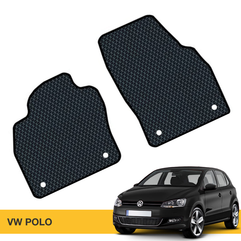 Hochwertige Fußmatten für VW Polo Prime Eva mit starker Beanspruchbarkeit und sauberem Auto-Innenraum.