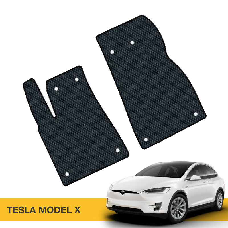 Hochwertige Fußmatten für Tesla Model X Prime EVA, ideal für Schutz und Sauberkeit des Fahrzeugs.