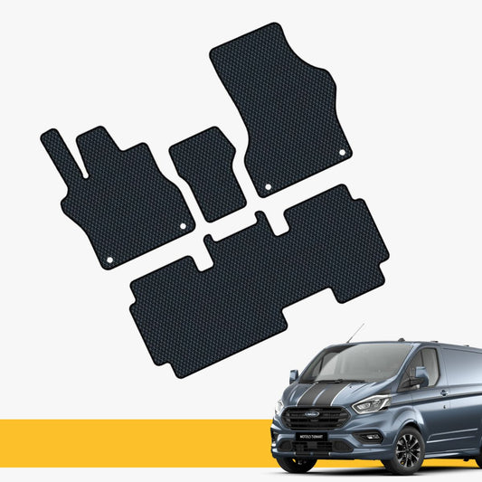 Hochwertige Fussmatten für Ford Tourneo Custom Prime EVA, ideal für verbesserten Fahrkomfort.