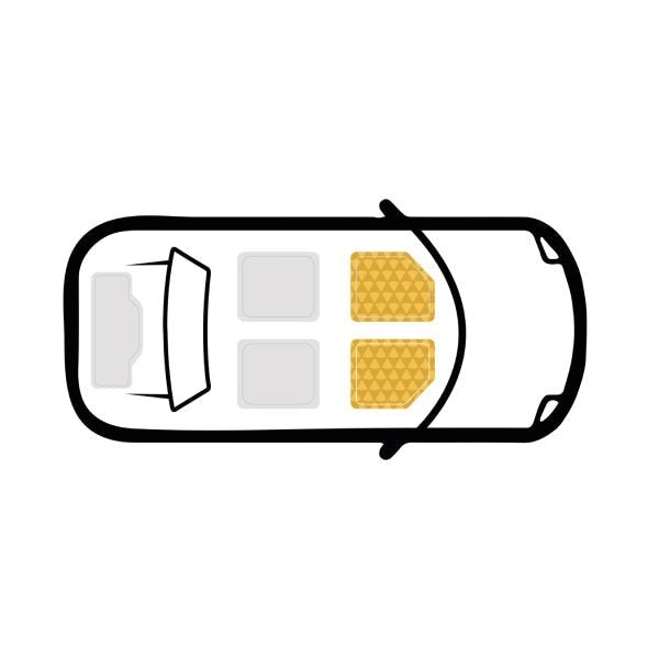 Fußmatten für Acura ILX 1. Generation (2012 - 2015) Limousine Schaltung - Kofferraumwanne