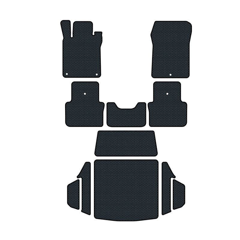 Hochwertige Fußmatten für Acura TLX 1. Generation 2014-2020 Limousine Automatik, Prime EVA-Material.