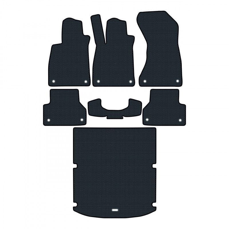 Hochwertige Fußmatten für Audi S5 F5 Restyling (2019-2022), Liftback Automatik, Prime EVA