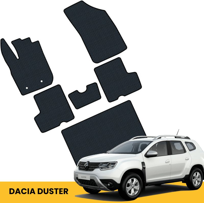 Hochwertige Fußmatten für Dacia Duster Prime EVA, bessert Komfort und Sauberkeit im Auto.