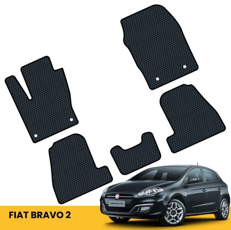 Hochwertige Fußmatten für Fiat Bravo 2 Prime EVA, bieten Schutz und Sauberkeit für Ihr Auto.