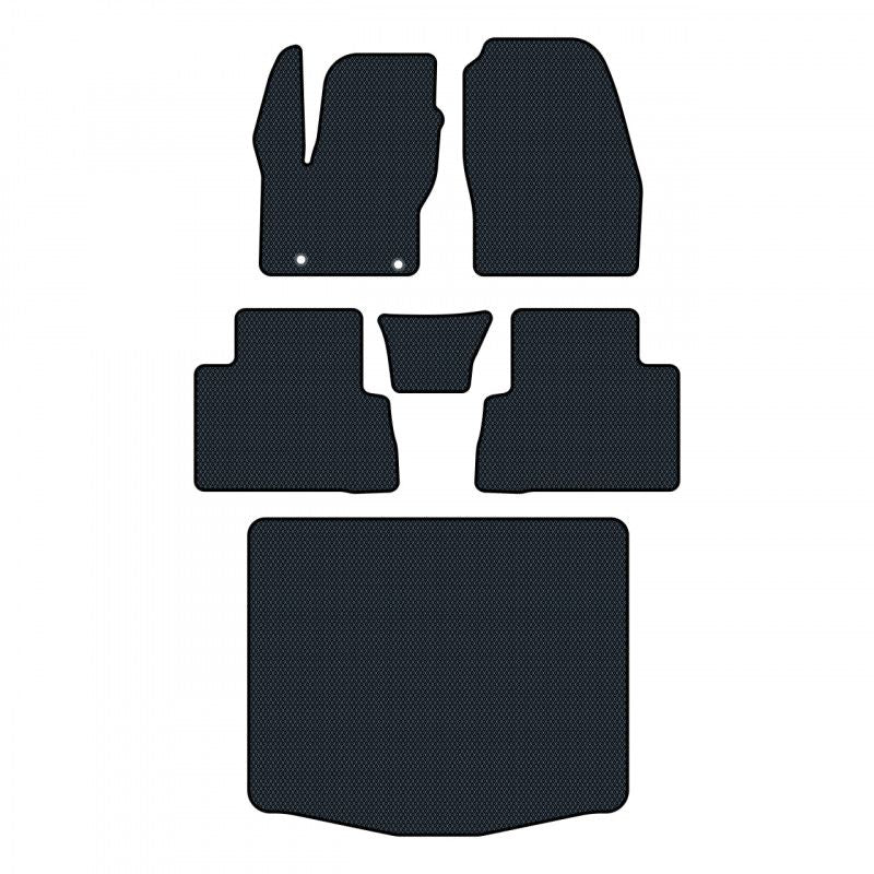 Hochwertige Fußmatten für Ford C-Max 2 Generation (2010-2015), Grand Minivan, 5-Türer, Manuell, Prime EVA.