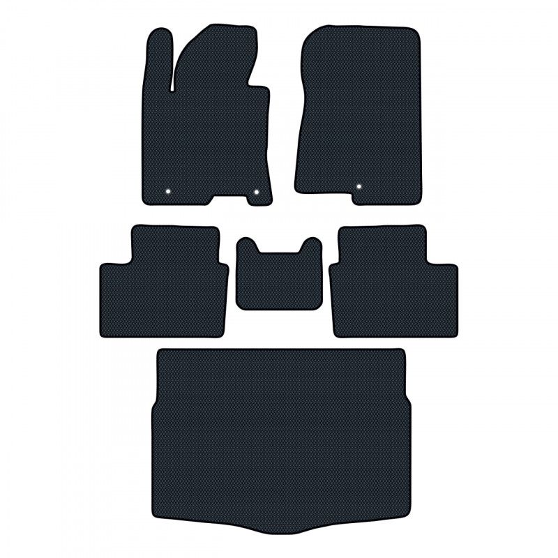 Hochwertige Fußmatten für Hyundai i30 GD 2012-2015, 5-Türer, Handschaltung, aus Prime EVA Material.