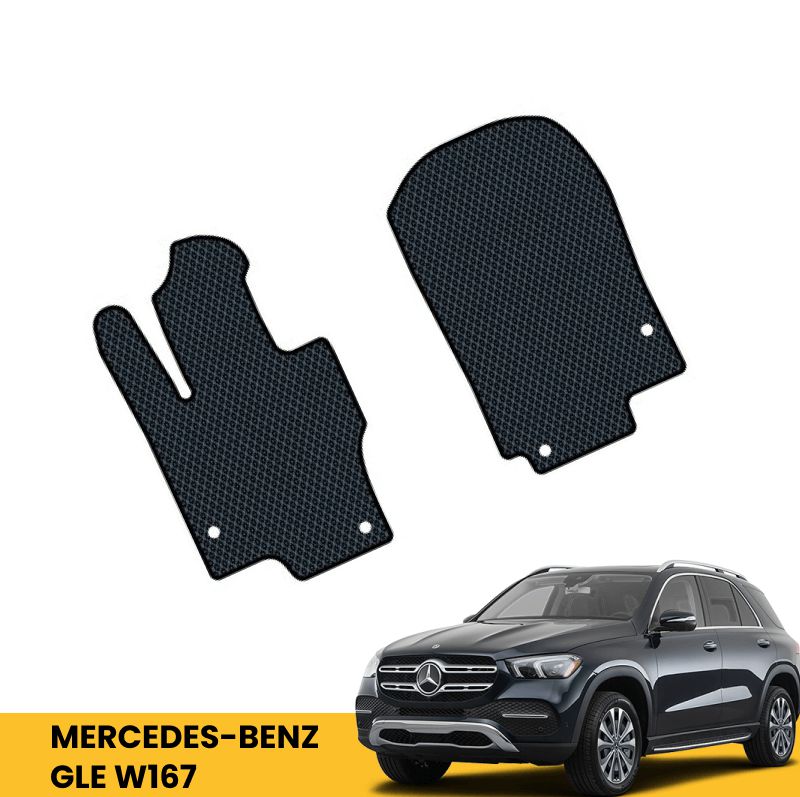Hochwertige Fußmatten für Mercedes GLE W167, aus robustem Prime EVA-Material, für optimalen Fahrkomfort.