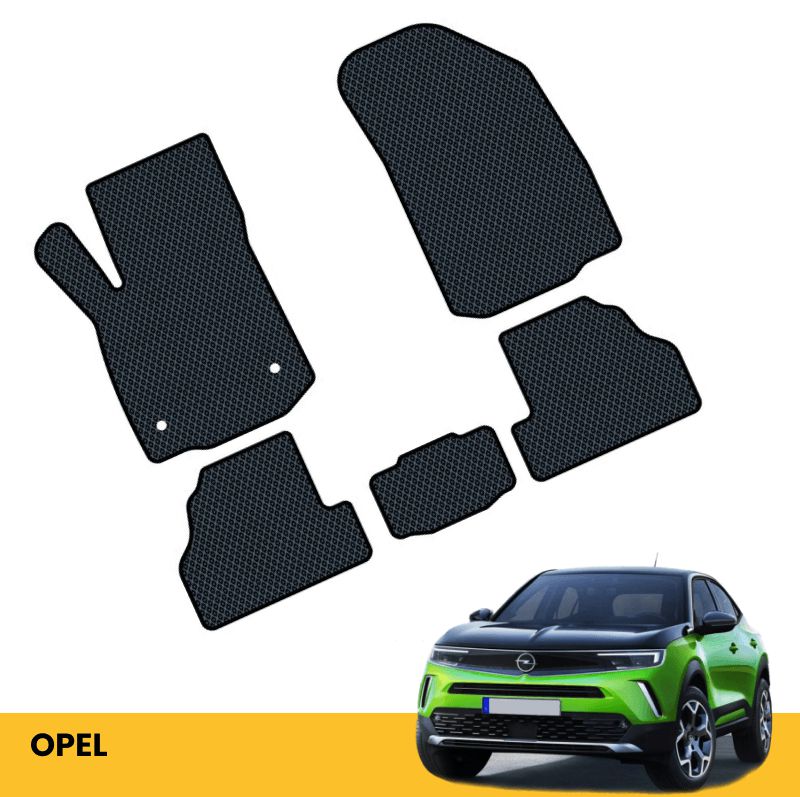 Hochwertige Fußmatten für Opel, aus robustem EVA-Material, für sauberen Innenraum und Komfort.
