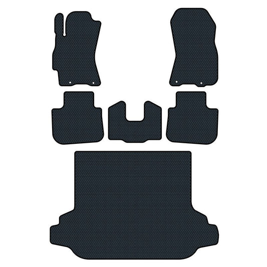 Hochwertige Prime EVA Fußmatten für Subaru Outback 4.Generation (2009-2012), Kombi Schaltgetriebe.