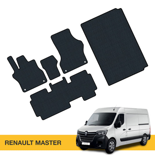 Hochwertige Fussmatten für Renault Master Prime EVA, ideal für Fahrzeugschutz und Sauberkeit.