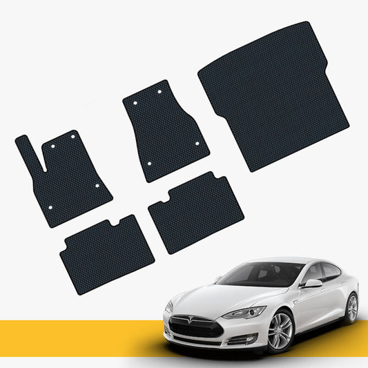 Hochwertige Fußmatten für Tesla Model S Prime EVA, ideal für Komfort und Fahrzeugschutz.