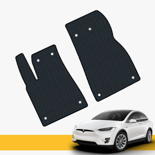 Hochwertige Fußmatten für Tesla Model X Prime EVA, ideal für Schutz und Sauberkeit des Fahrzeugs.