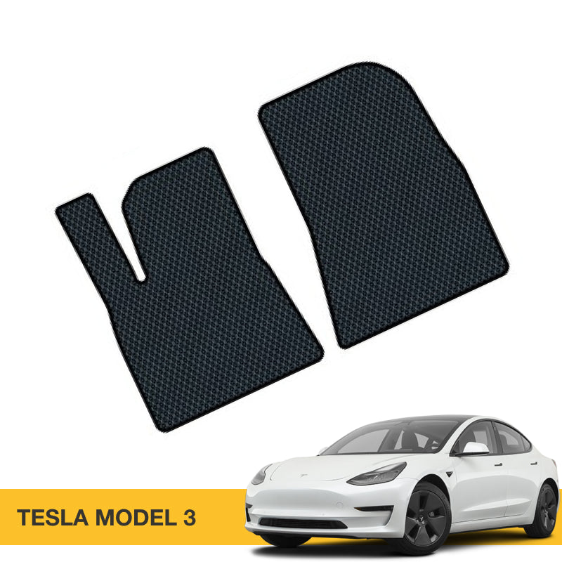 Hochwertige Fußmatten für Tesla Model 3 aus Prime EVA-Material, für Sauberkeit und Langlebigkeit.