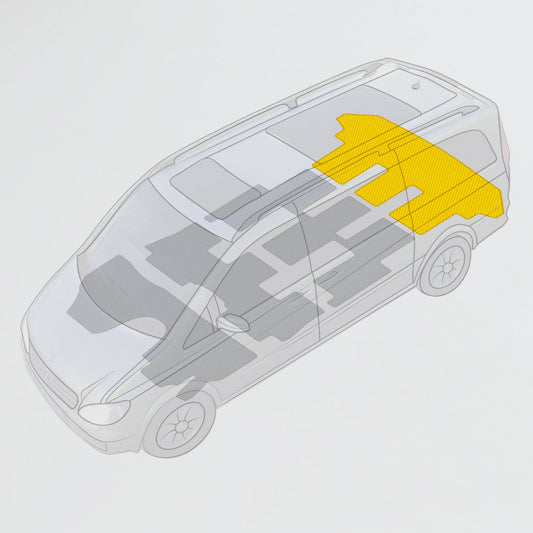 Fußmatten für VW T4 - Kofferraumwanne