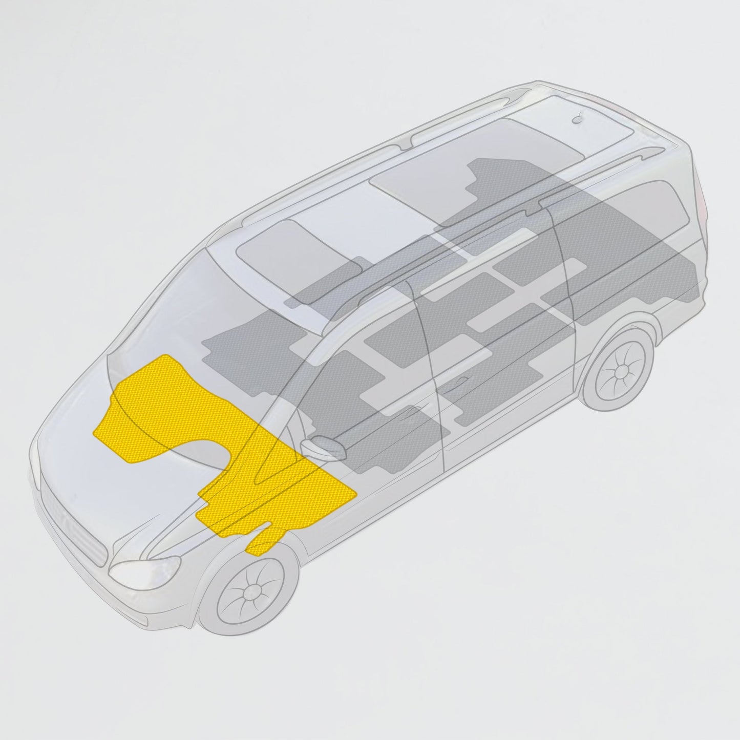 Fußmatten für VW T4 - Vorne