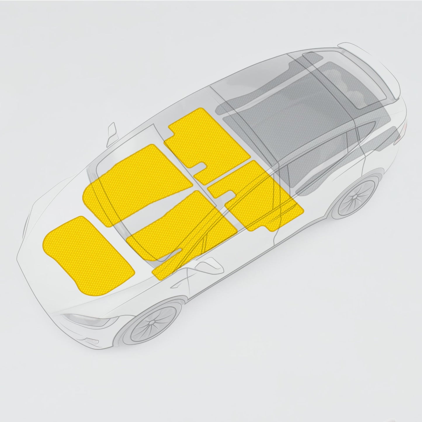 Fußmatten für Volkswagen up! 1 generation (2012 - 2016) Hatchback 5-doors Automatic - Komplettset und Frunk