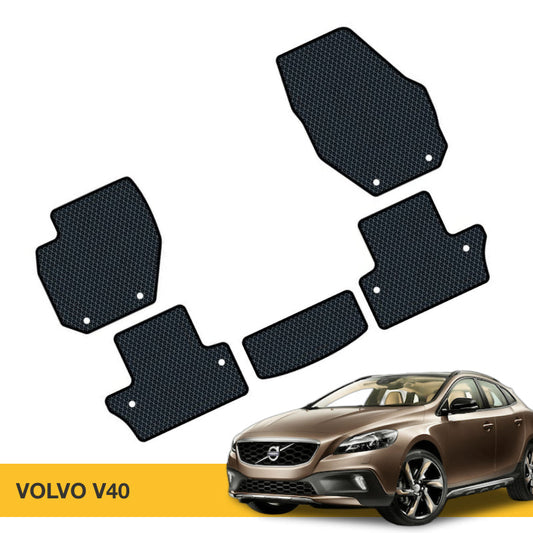 Lokalisierte Fußmatten für Volvo V40 Prime EVA, perfekte Passform und starkes Material für dauerhaften Komfort.