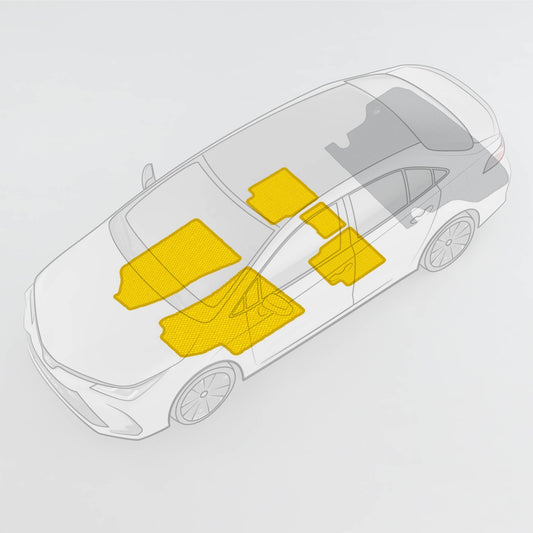 Fußmatten für Audi A3 8L (restyling) (2000 - 2003) Hatchback 5-doors Schaltung - Komplettset