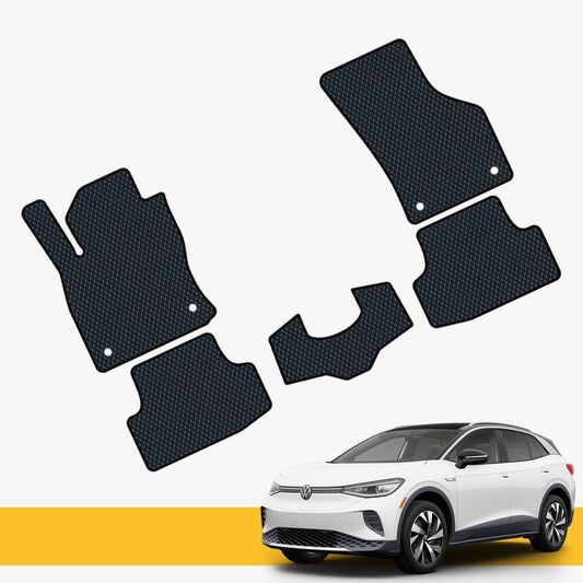 Hochwertige Fußmatten für VW, aus robustem Prime EVA-Material, bieten Komfort und Sauberkeit.