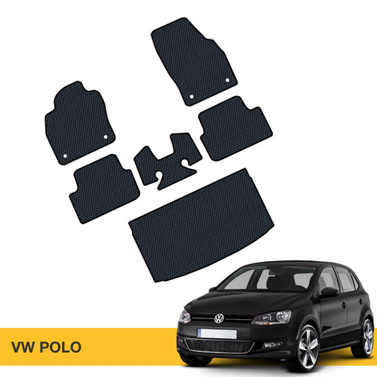 Neue Fußmatten für VW Polo Prime EVA verbessern Komfort und Sauberkeit im Auto.